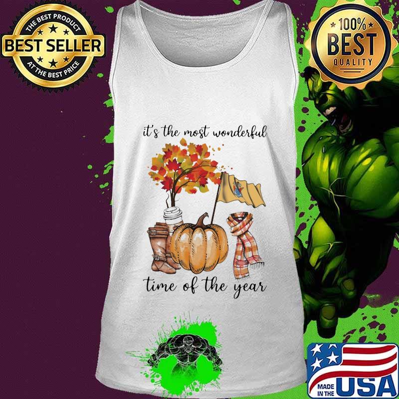 New jersey flag it's the most wonderful time of the year leaves s Tank top New jersey flag it's the most wonderful time of the year leaves s Tank top