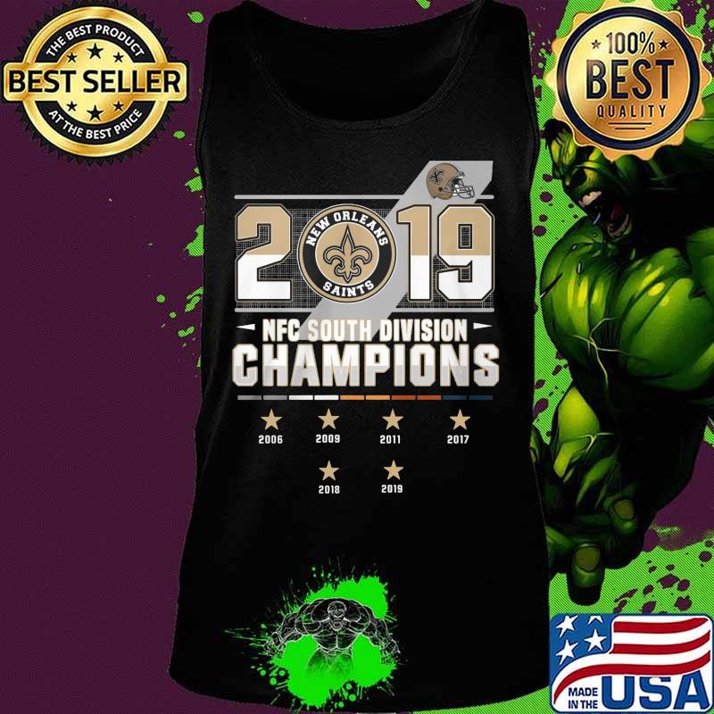 New orleans saints 2019 nfc south division champions s Tank top New orleans saints 2019 nfc south division champions s Tank top
