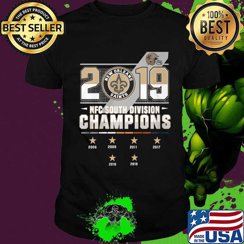 New orleans saints 2019 nfc south division champions shirt