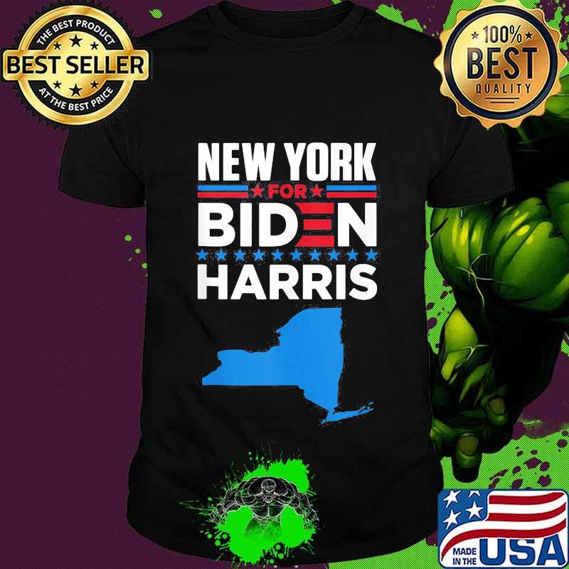 New York For Biden Harris Map Shirt