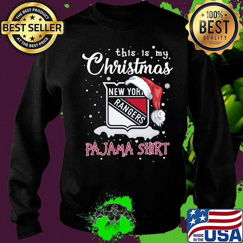 New york rangers this is my christmas pajama s Sweater New york rangers this is my christmas pajama s Sweater