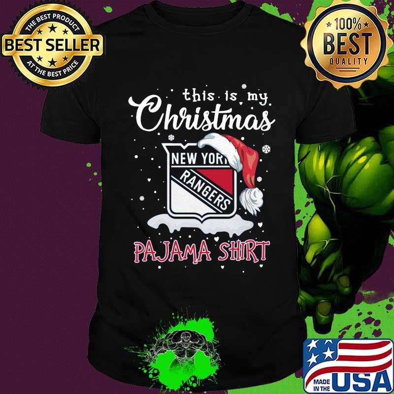 New york rangers this is my christmas pajama shirt