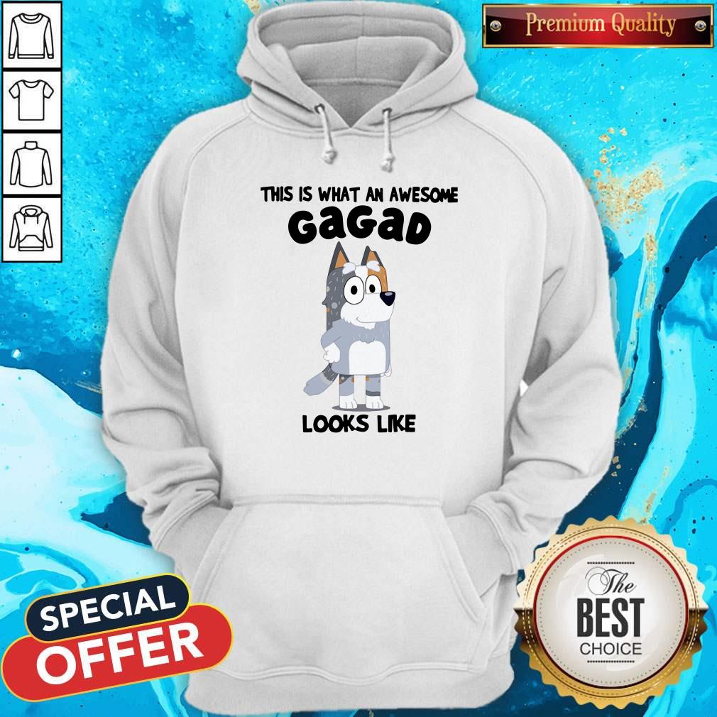 Nice Bluey This Is What An Awesome Gagad Looks Like Shirt