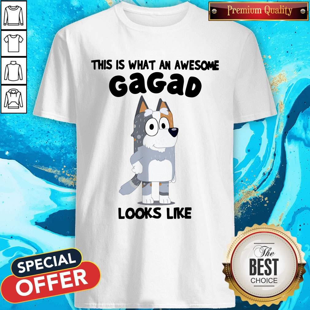 Nice Bluey This Is What An Awesome Gagad Looks Like Shirt