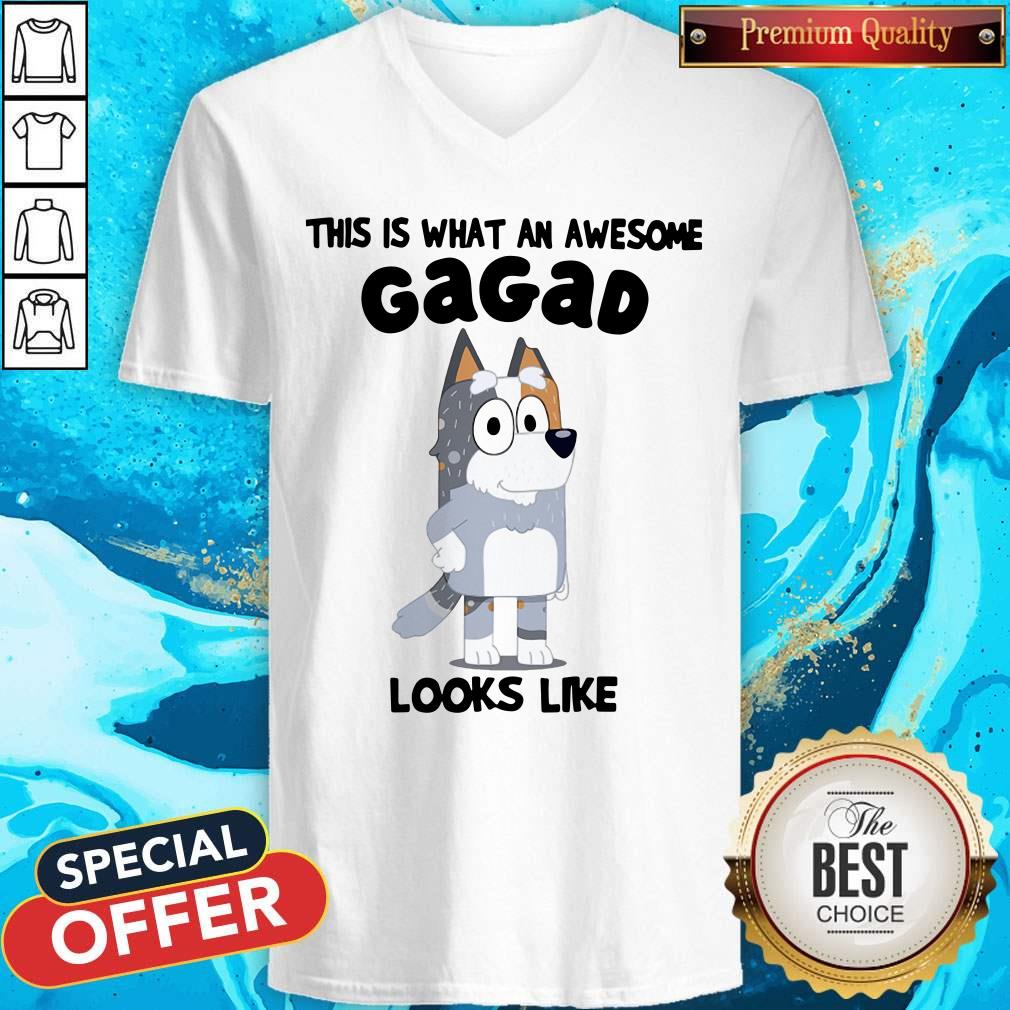 Nice Bluey This Is What An Awesome Gagad Looks Like Shirt