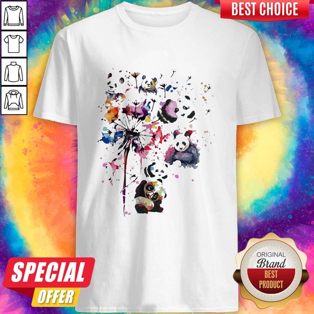 Nice Dandelion Panda Shirt