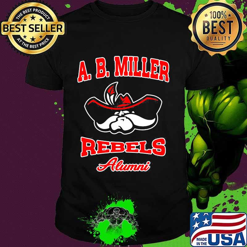 Official a.b. miller rebels alumni shirt