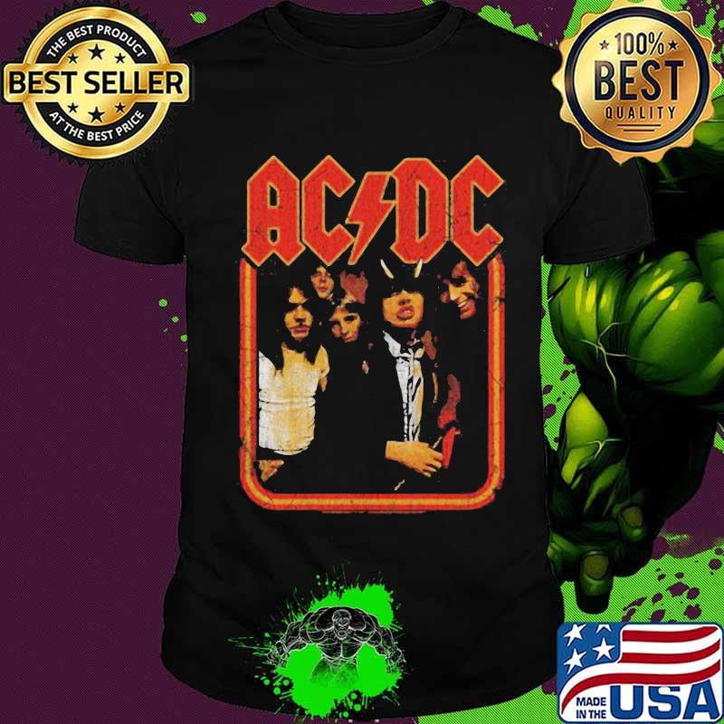 Official acdc band members shirt