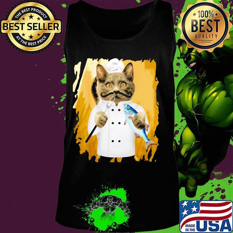 Official cats chef fish s Tank top Official cats chef fish s Tank top