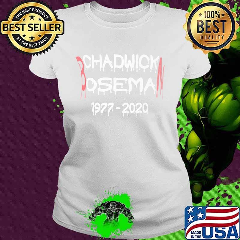 Official chadwick rip black panther 1977 2020 s Ladies tee Official chadwick rip black panther 1977 2020 s Ladies tee