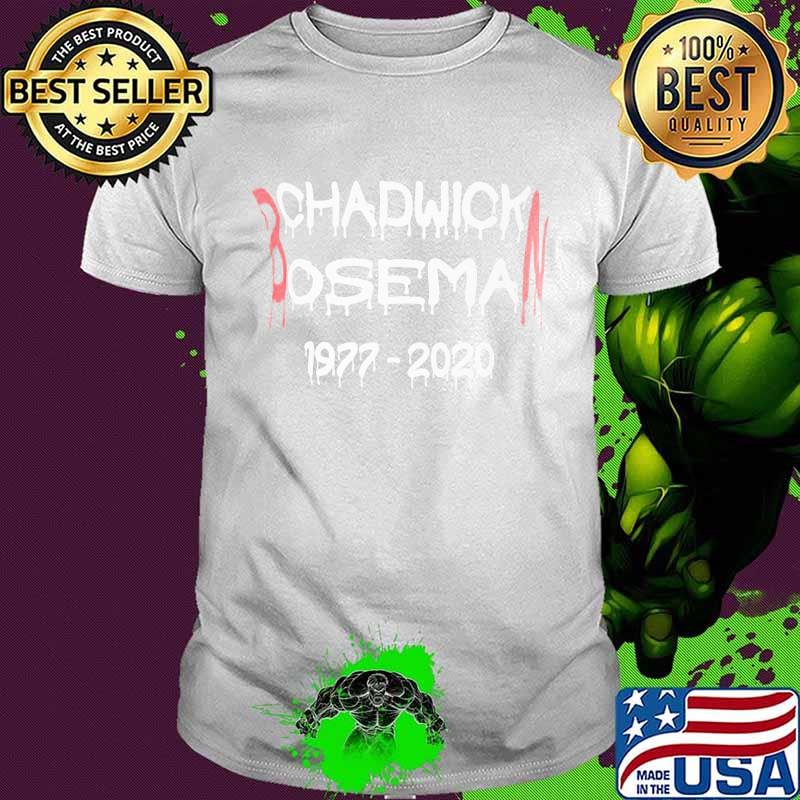 Official chadwick rip black panther 1977 2020 shirt Official chadwick rip black panther 1977 2020 shirt