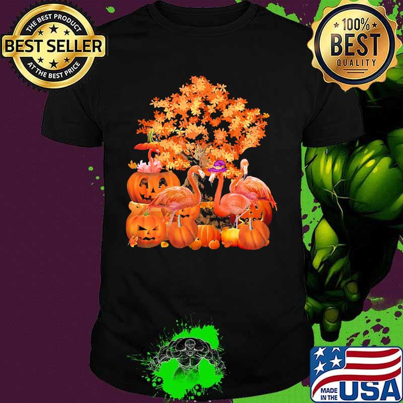 Official Fall Flamingo Halloween shirt