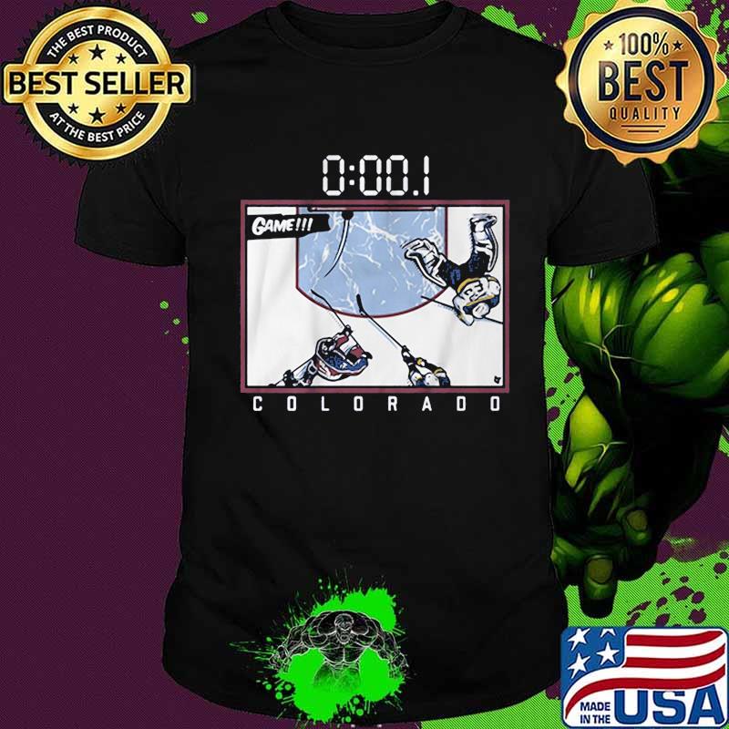 Official game colorado hockey shirt