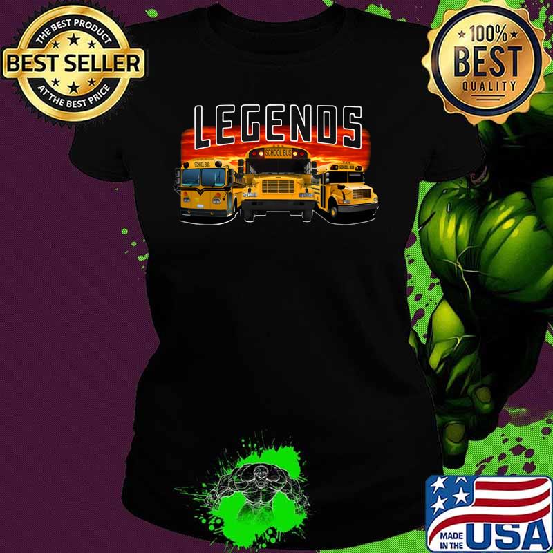 OFFICIAL LEGENDS BUS SUNSET SHIRT Ladies tee OFFICIAL LEGENDS BUS SUNSET SHIRT Ladies tee