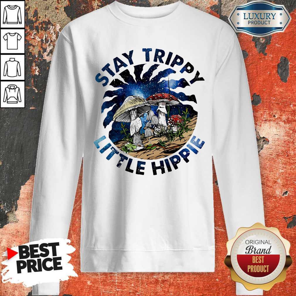 Official Mushroom Stay Trippy Little Hippie Shirt
