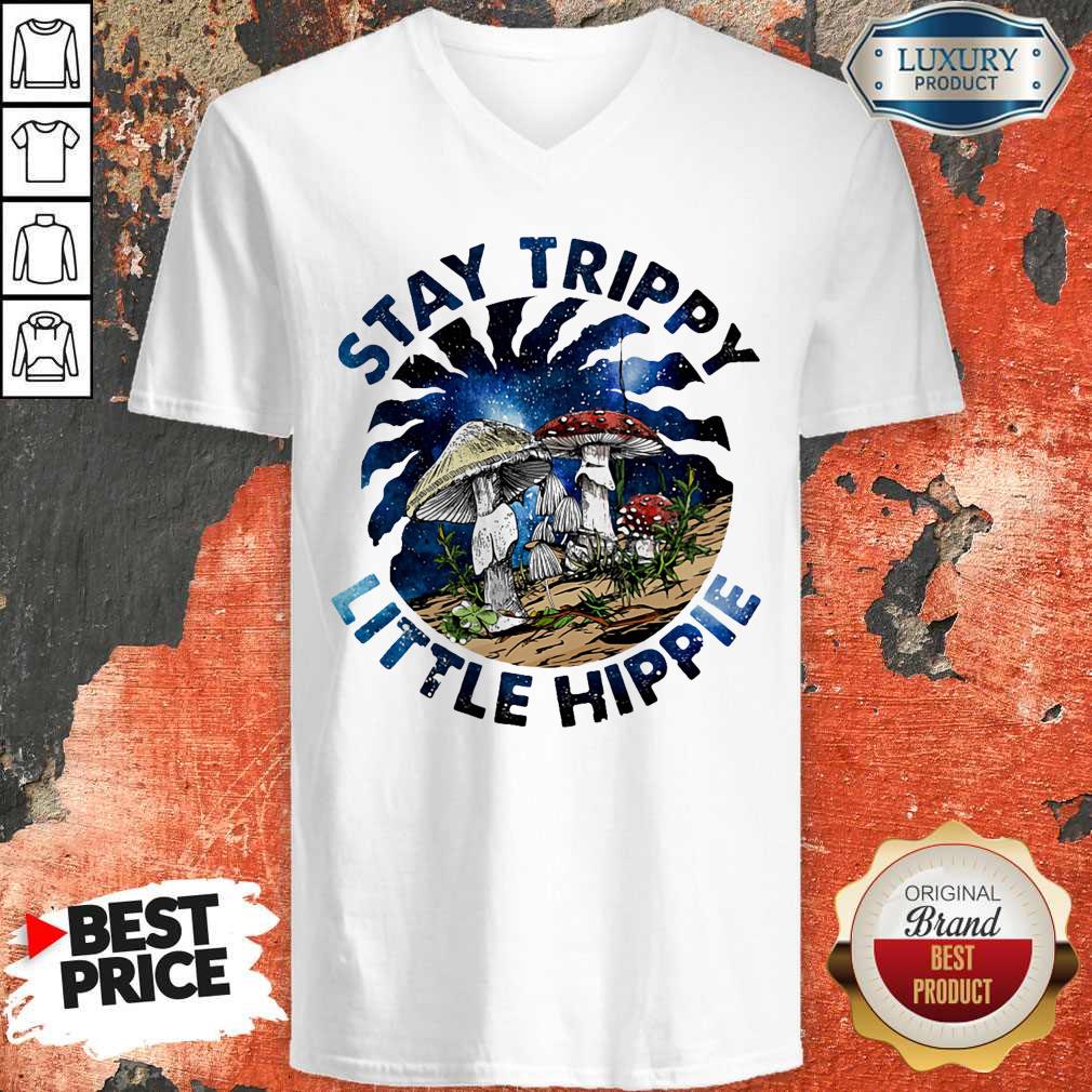 Official Mushroom Stay Trippy Little Hippie Shirt