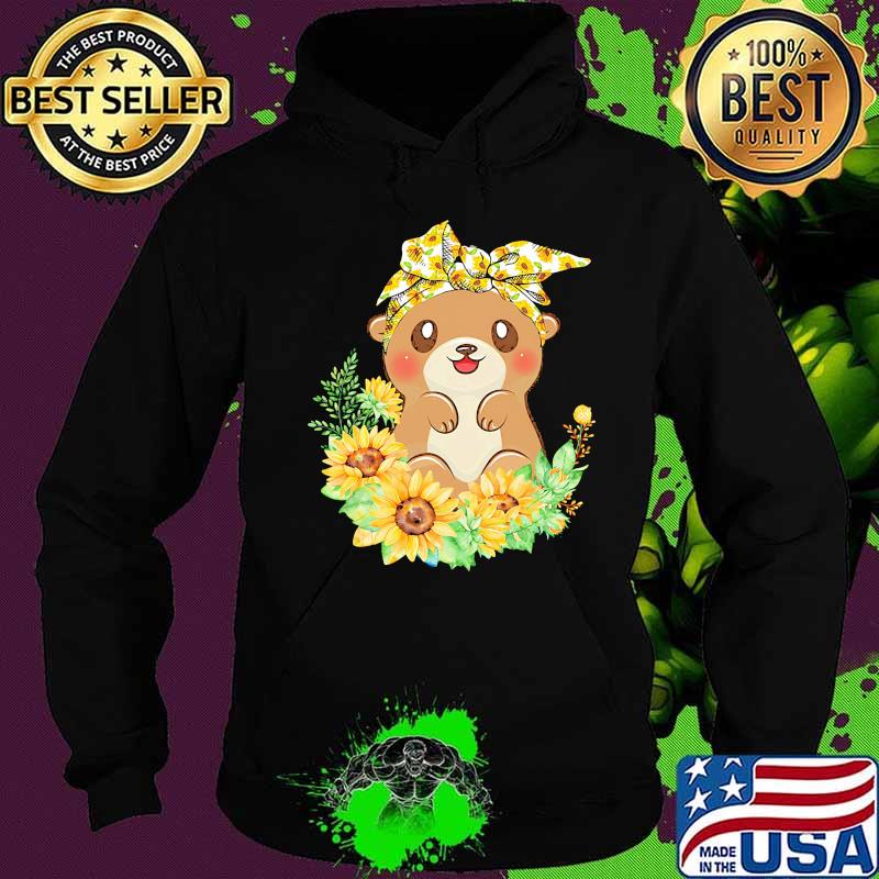 Official Otter Bandana Sunflowers Shirt Hoodie Official Otter Bandana Sunflowers Shirt Hoodie