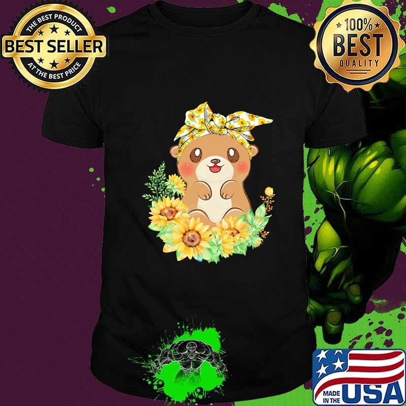 Official Otter Bandana Sunflowers Shirt