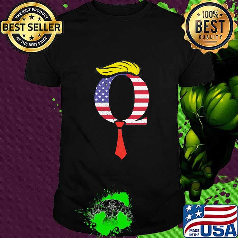 OFFICIAL Q TRUMP AMERICAN FLAG SHIRT