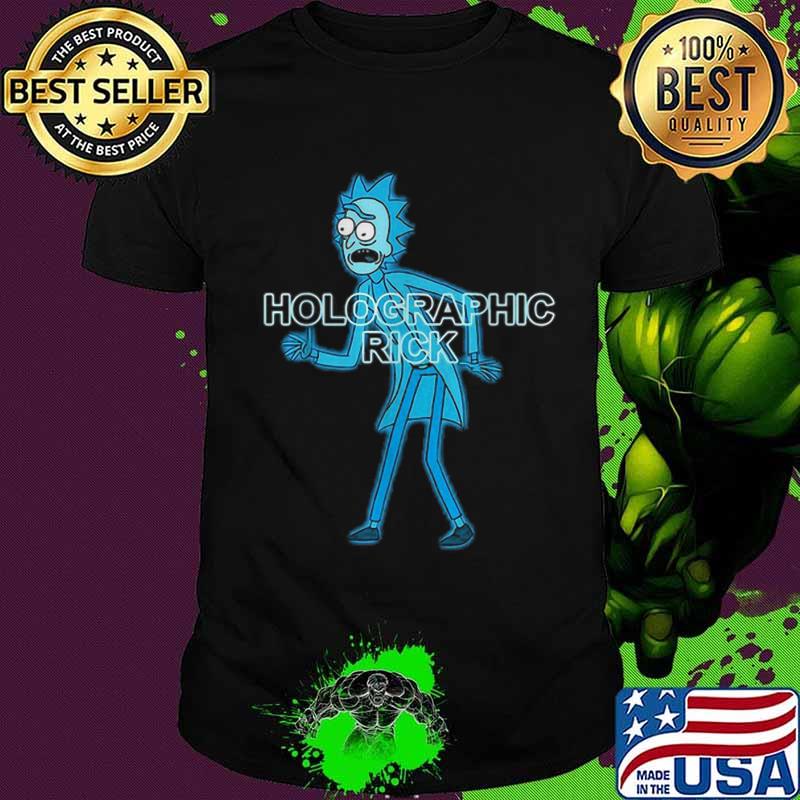 Official rick science holographic shirt