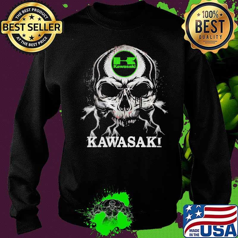 Official skull kawasaki logo s Sweater Official skull kawasaki logo s Sweater