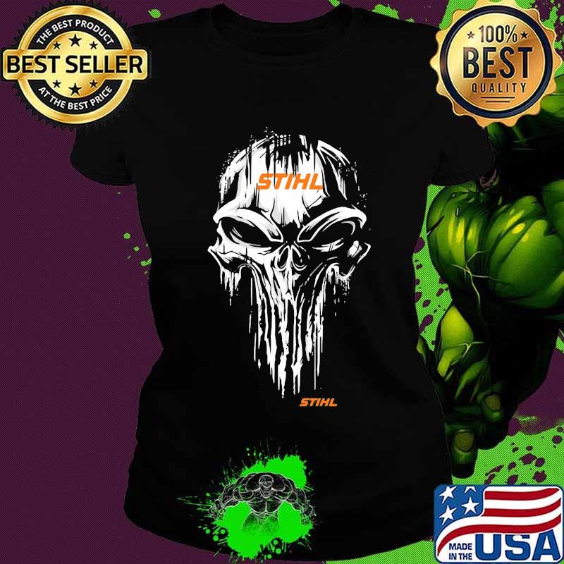 Official skull stihl logo s Ladies tee Official skull stihl logo s Ladies tee