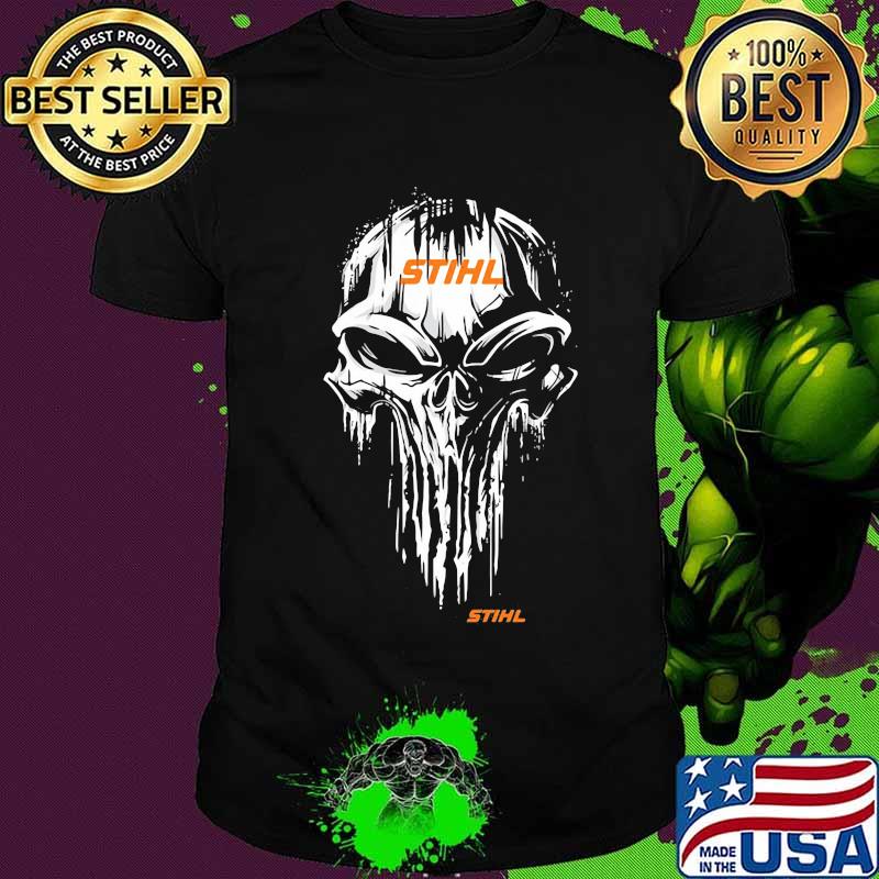 Official skull stihl logo shirt