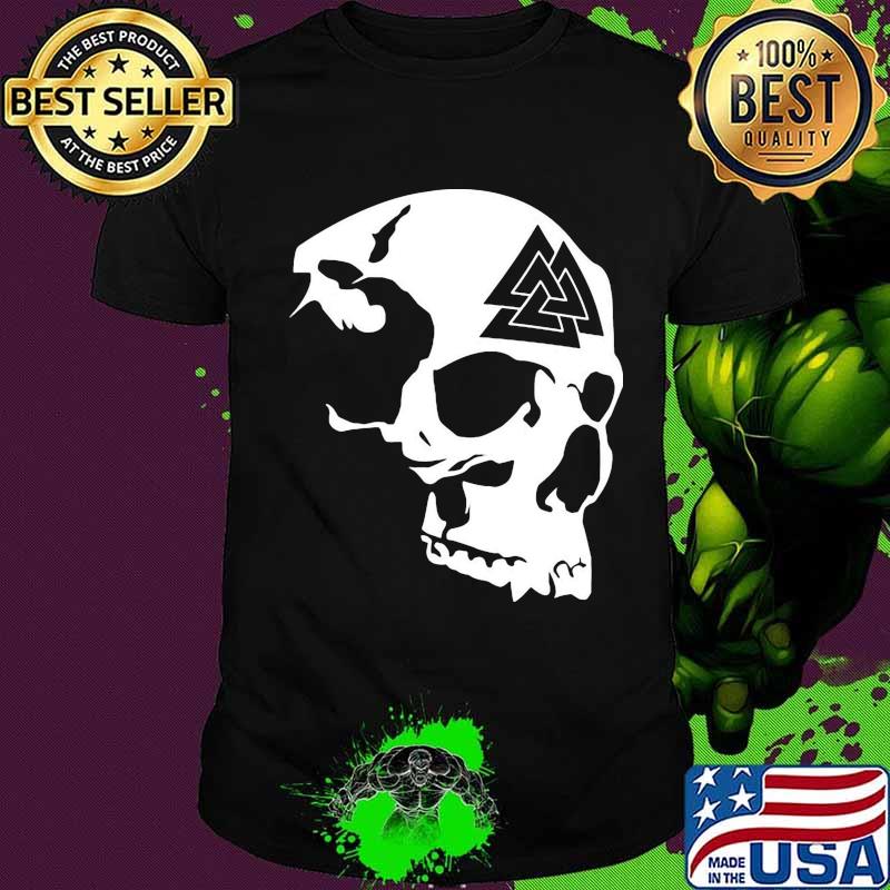 Official skull valknut symbol shirt
