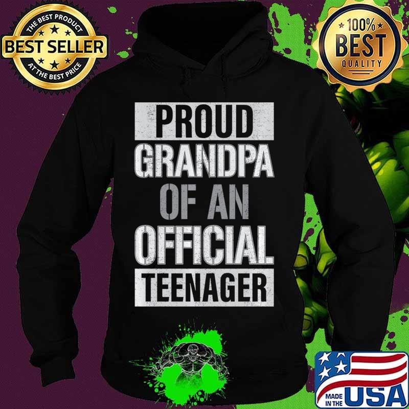 Official teenager Grandpa 13th birthday Grandpa party gifts s Hoodie Official teenager Grandpa 13th birthday Grandpa party gifts s Hoodie
