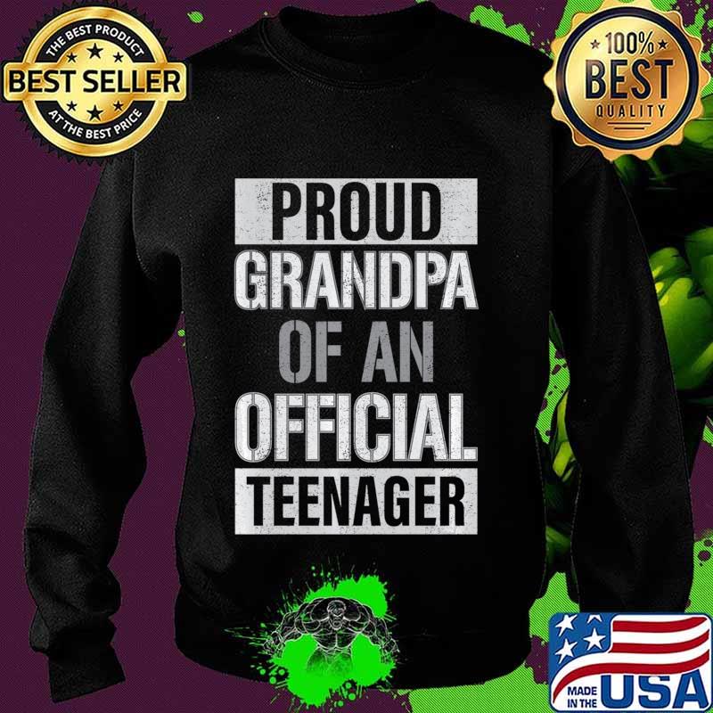 Official teenager Grandpa 13th birthday Grandpa party gifts s Sweater Official teenager Grandpa 13th birthday Grandpa party gifts s Sweater