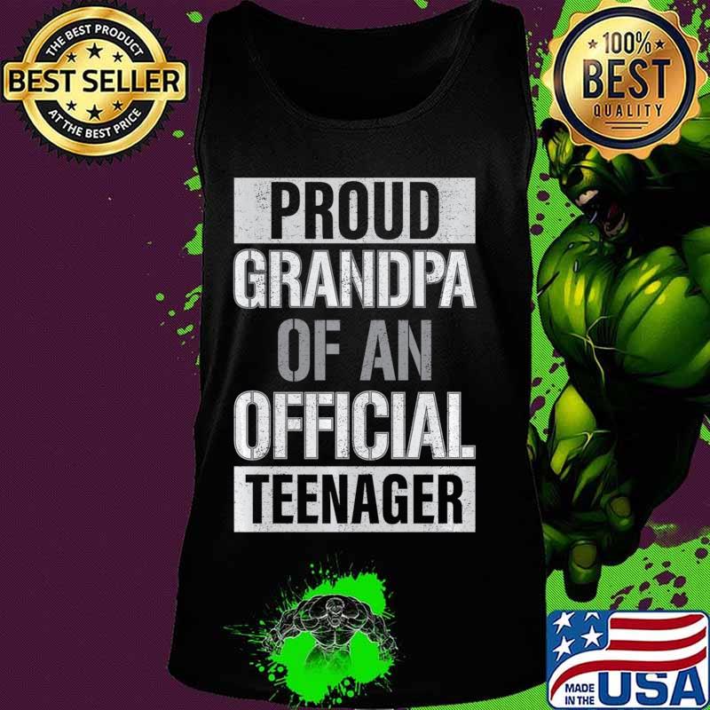Official teenager Grandpa 13th birthday Grandpa party gifts s Tank top Official teenager Grandpa 13th birthday Grandpa party gifts s Tank top