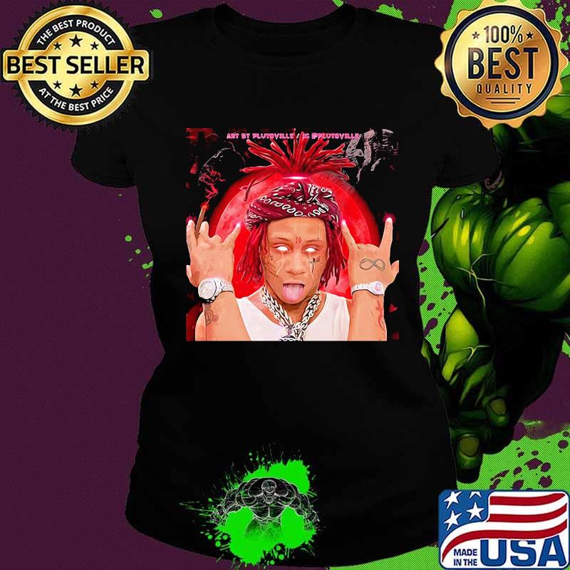 Official trippie redd artwork s Ladies tee Official trippie redd artwork s Ladies tee