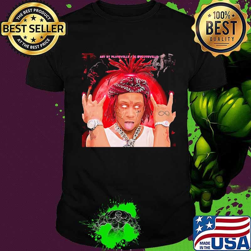 Official trippie redd artwork shirt