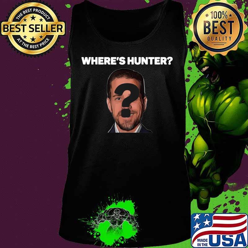 Official where's hunter biden s Tank top Official where's hunter biden s Tank top