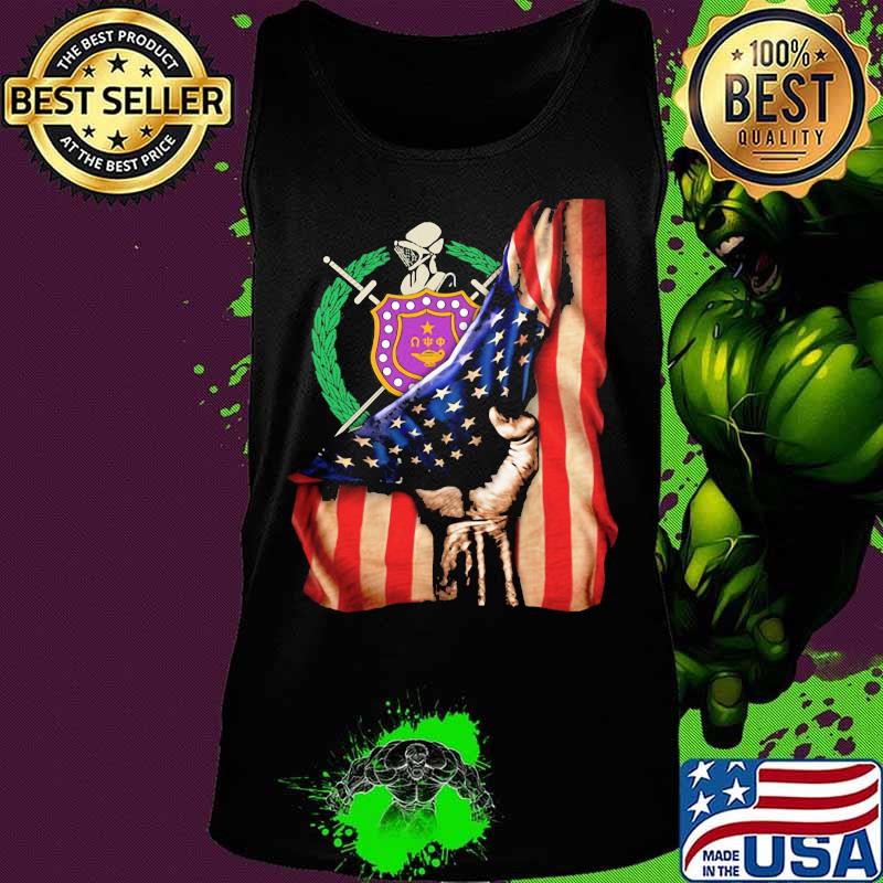 Omega psi phi american flag independence day s Tank top Omega psi phi american flag independence day s Tank top