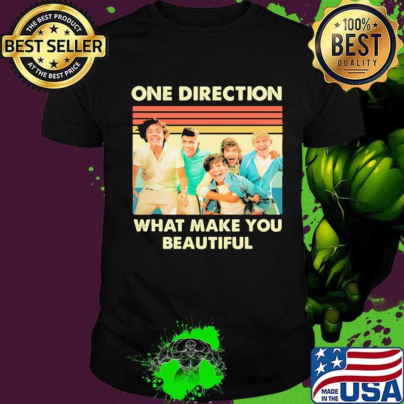 One direction what make you beautiful vintage retro shirt