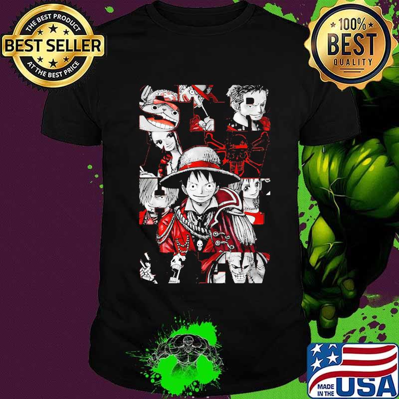 One piece cartoon characters shirt