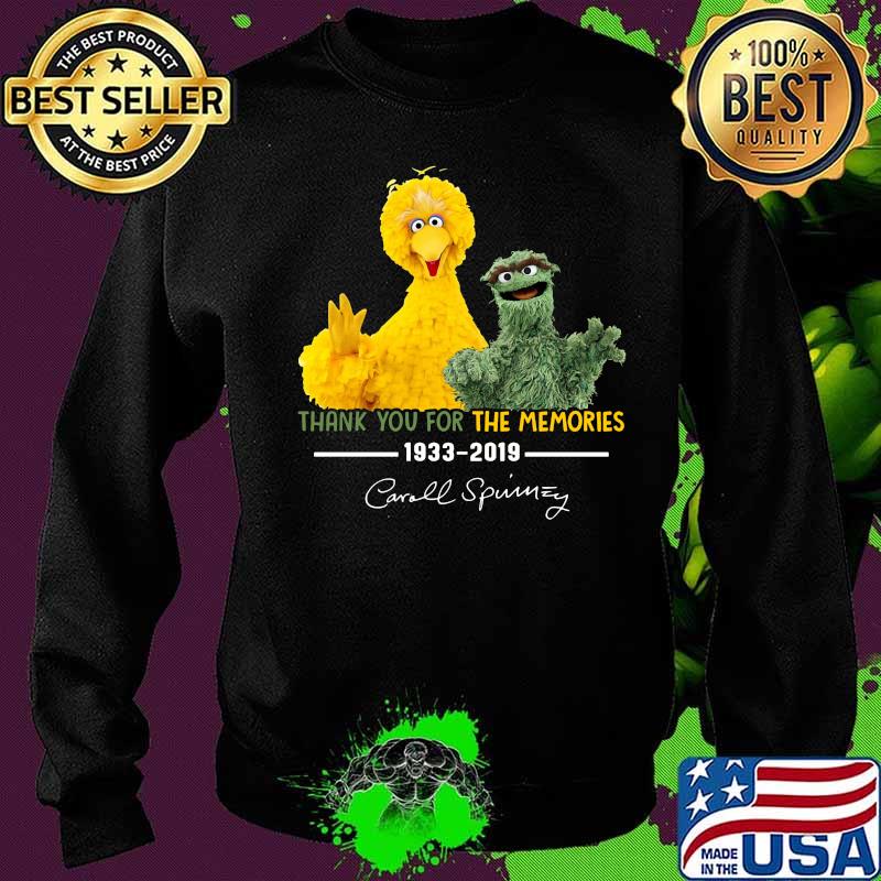 Orange oscar the grouch thank you for the memories 1933 2019 signature s Sweater Orange oscar the grouch thank you for the memories 1933 2019 signature s Sweater