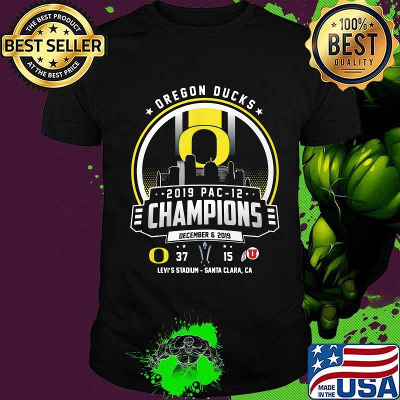 Oregon duck football 2019 pac 12 champions shirt
