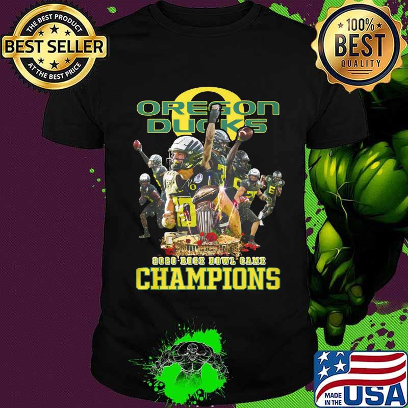 Oregon ducks 2020 rose bowl game champions shirt
