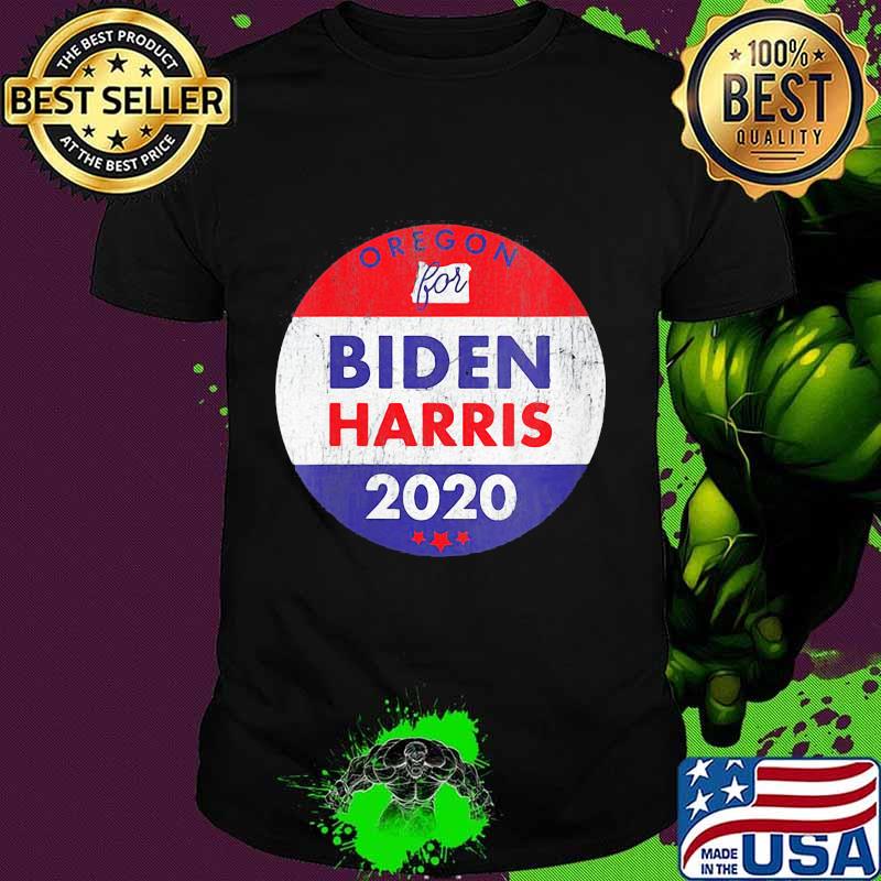 Oregon For Biden Harris 2020 Vintage Retro Shirt