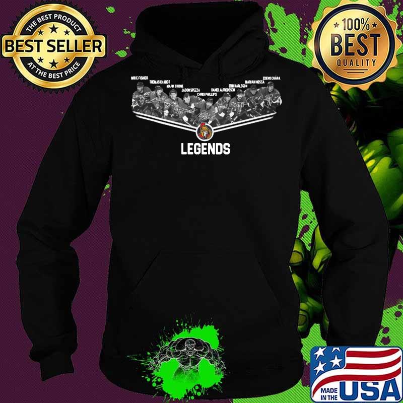 Ottawa senators hockey team legends players signatures s Hoodie Ottawa senators hockey team legends players signatures s Hoodie