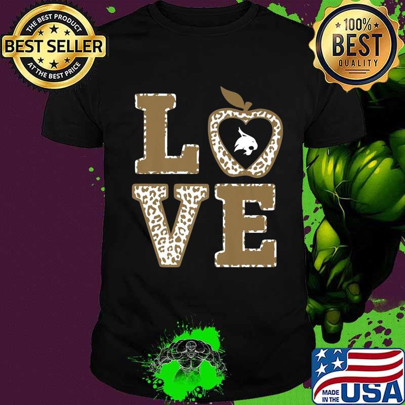 Parrot love apple leopard shirt