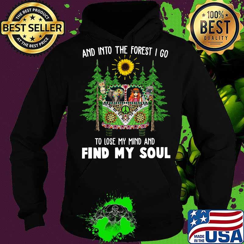 Peace bus elephant girl and into the forest i go to lose my mind and find my soul s Hoodie Peace bus elephant girl and into the forest i go to lose my mind and find my soul s Hoodie