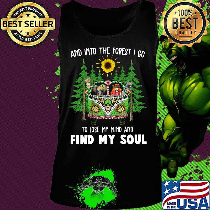 Peace bus elephant girl and into the forest i go to lose my mind and find my soul s Tank top Peace bus elephant girl and into the forest i go to lose my mind and find my soul s Tank top