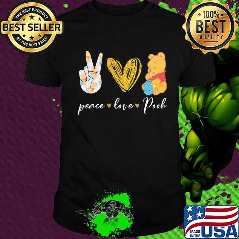 Peace love pooh diamond shirt