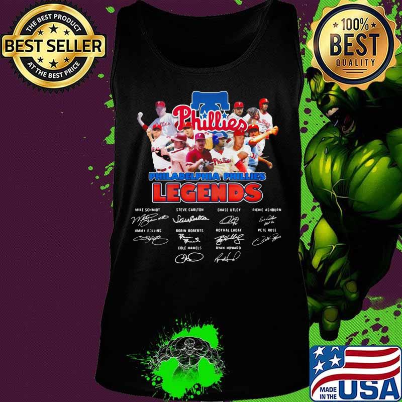 Philadelphia phillies legends baseball signatures s Tank top Philadelphia phillies legends baseball signatures s Tank top