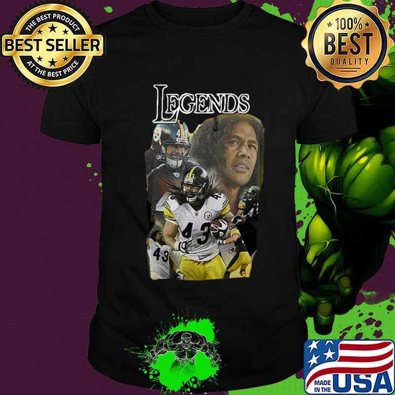 Pittsburgh steelers 43 troy aumua polamalu signature shirt