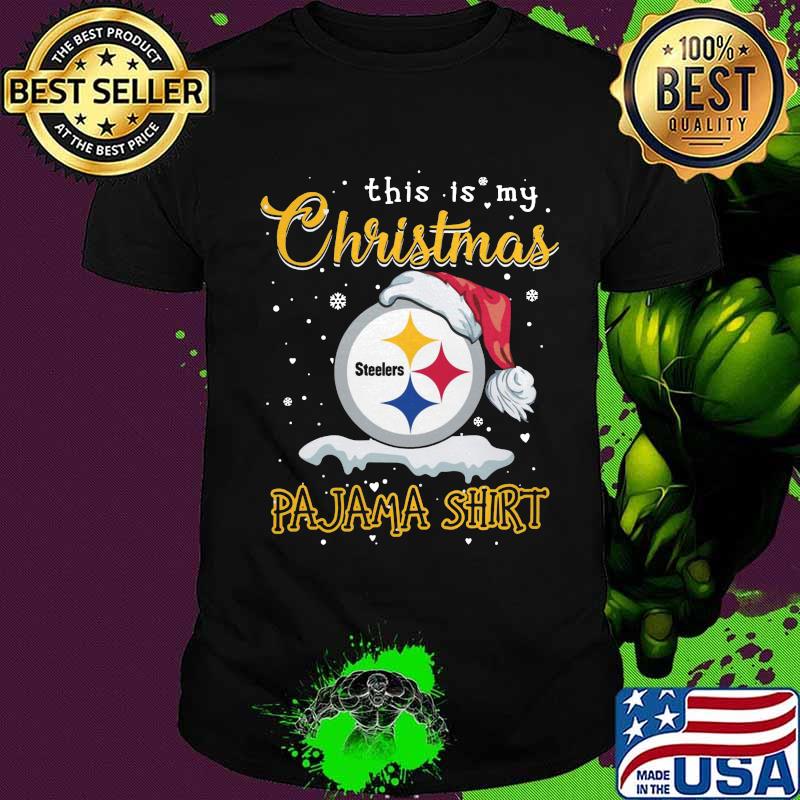 Pittsburgh steelers this is my christmas pajama shirt