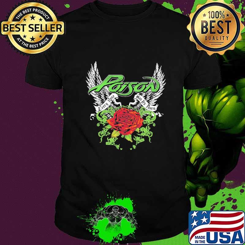 Poison the rose logo shirt